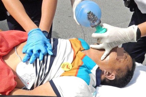 被打内地游客。图片来自网络