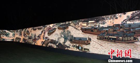 3D巨幅长卷《清明上河图》首展重庆再现昔日繁华(图)