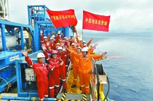 中国南海神狐海域可燃冰试采成功 已连续产气超22天