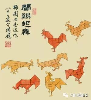 七巧板是数学与艺术的结晶,历代文人常将拼排的佳作编谱出版.