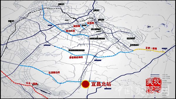 夷陵区锦江大道路线图图片