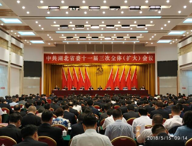 中共湖北省委十一届三次全体(扩大)会议召开