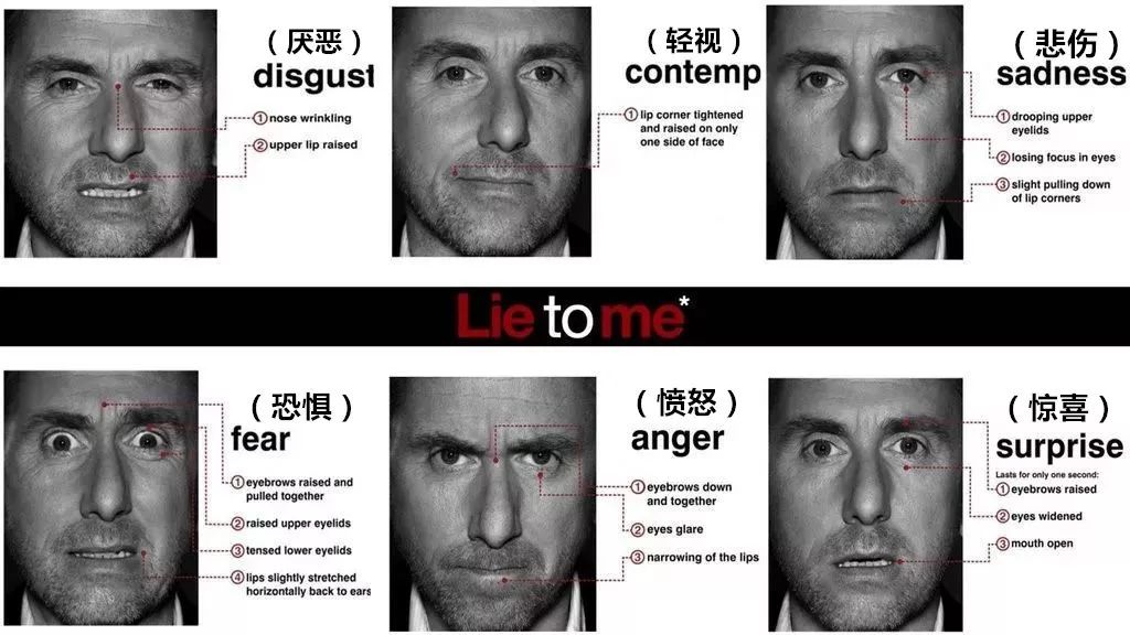 lie to me微表情图片