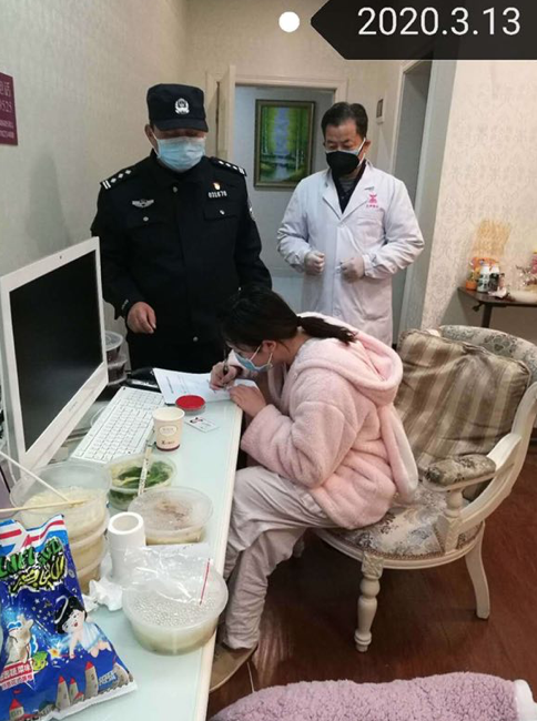 看老民警是如何在疫情中过生日记武汉市公安局洪山区分局梨园派出所老