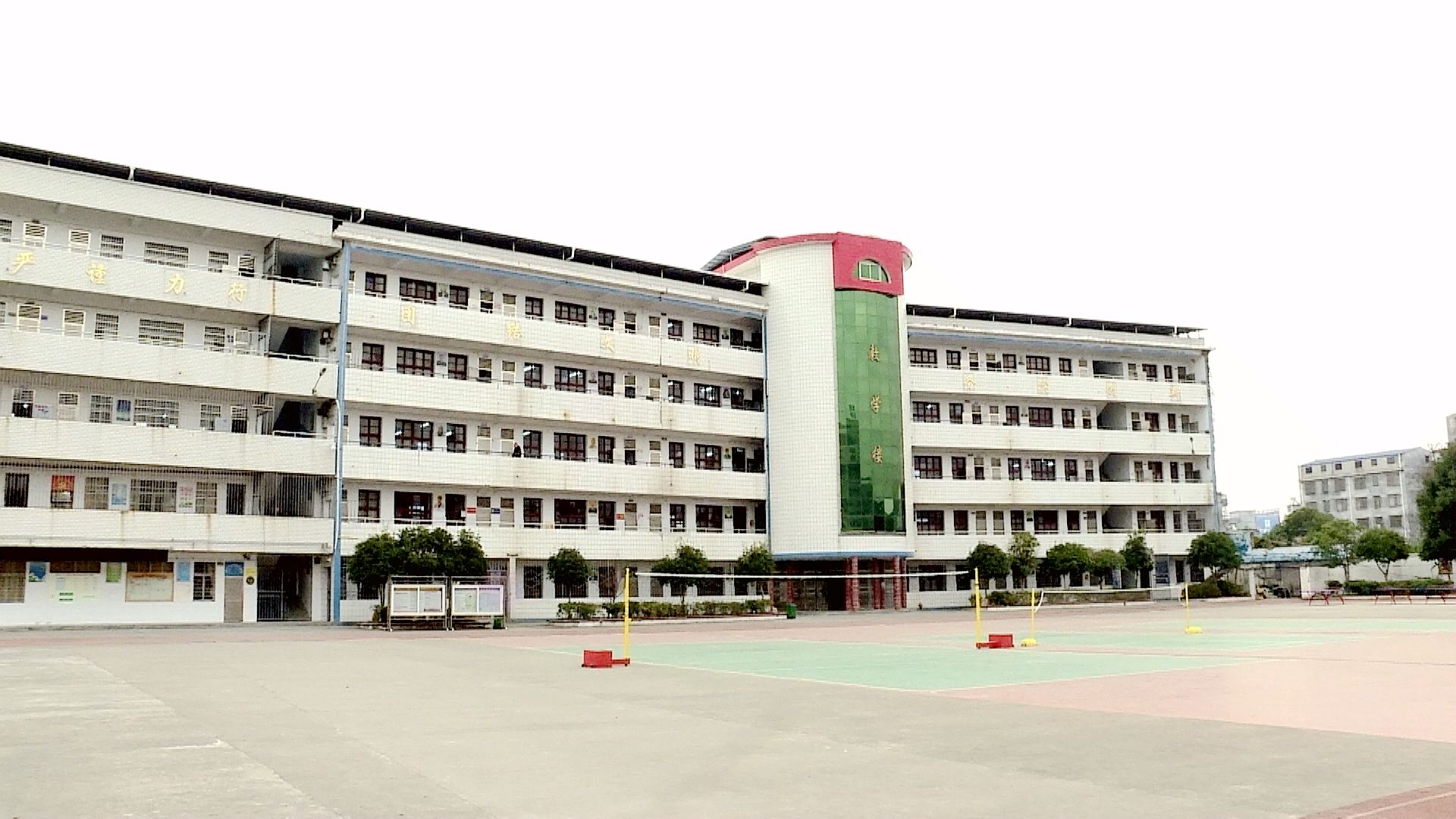 创卫专栏通城教育打造绿色环境争创文明校园