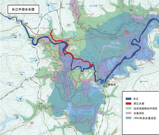 荆江分洪工程:建国后第一个大型防洪枢纽水利工程