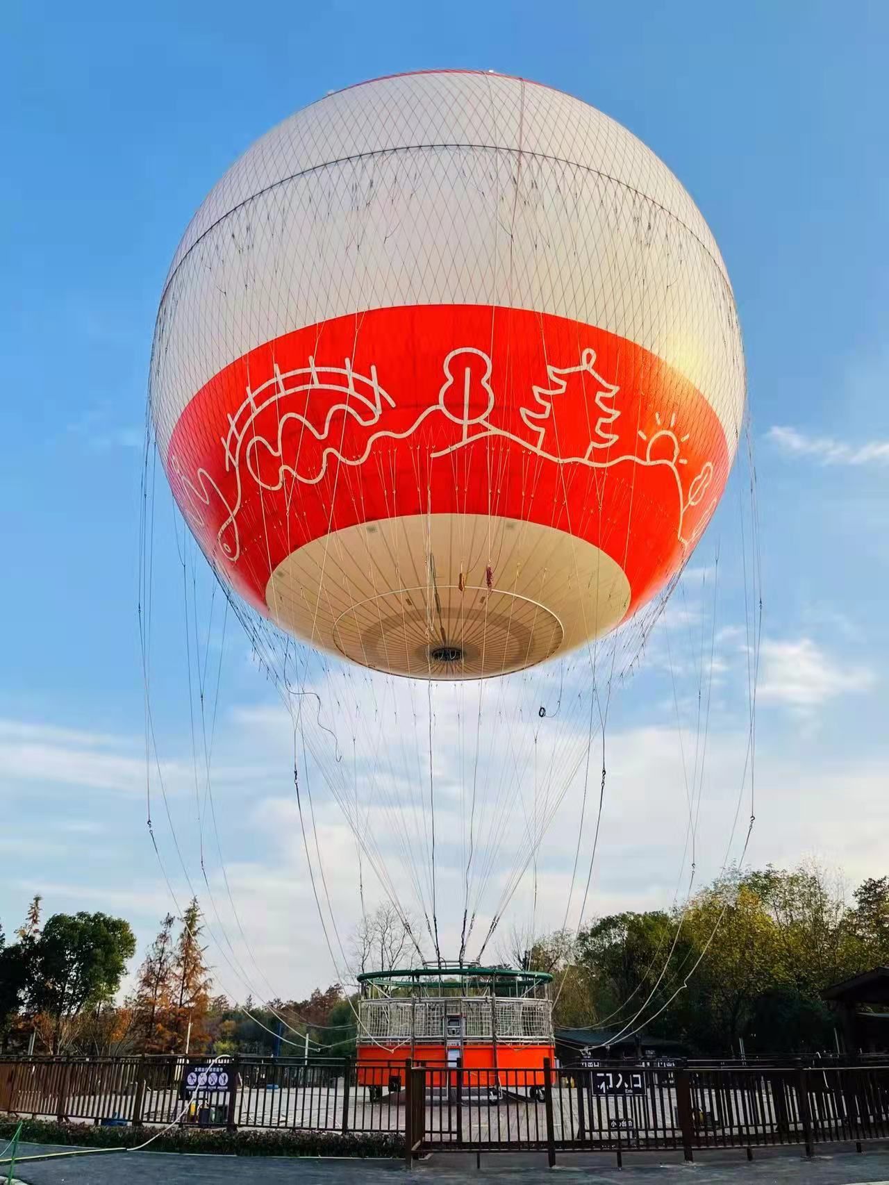 带你体验无人机视角 华中首个观光氦气球本月开放