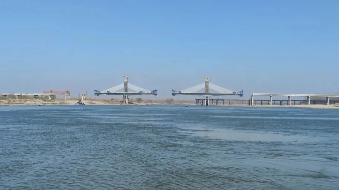 潜江汉江大桥最新图片