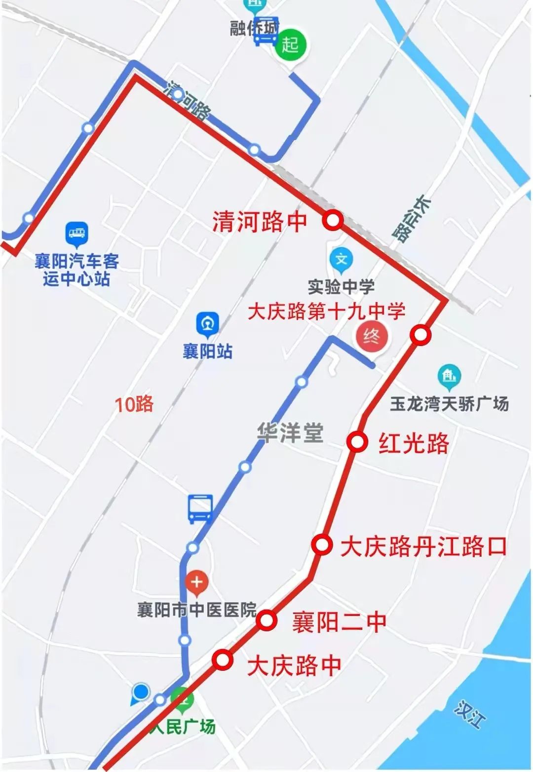 襄阳517路公交车路线图图片