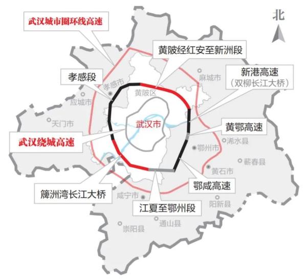 途经咸宁境内28公里!武汉城市圈大通道开建