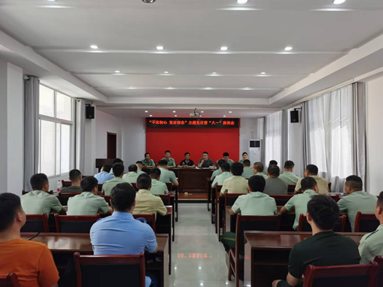 罗田县退役军人事务局组织召开“不忘初心·坚定信念”主题党日活动暨“八一”座谈会