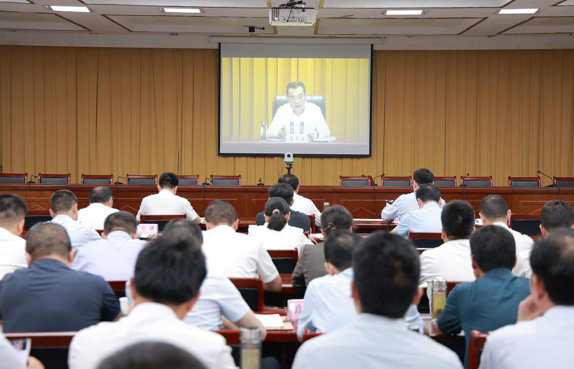 快讯：红安县集中收听收看黄冈市信访工作推进会
