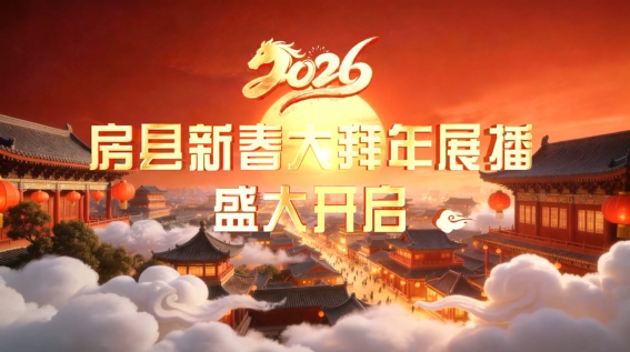 2026房县融媒新春大拜年活动盛大开启