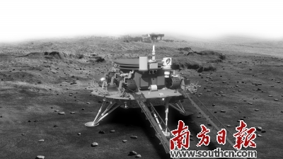 火星车与着陆巡视器外观设计构型图。新华社发