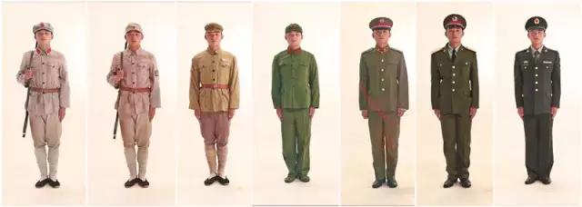 我军军服90载“华丽转身”：从“东拼西凑”到配套完整