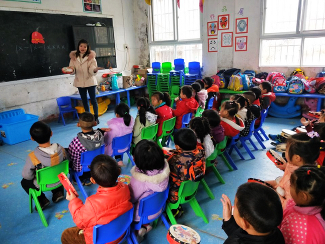 双台乡中心幼儿园开展送教活动