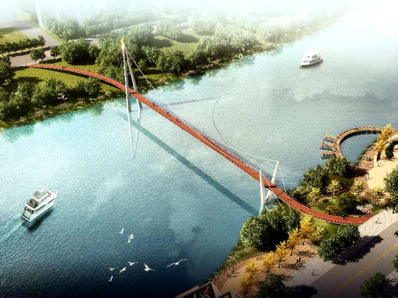 竹山将打造一座五福“景观桥”