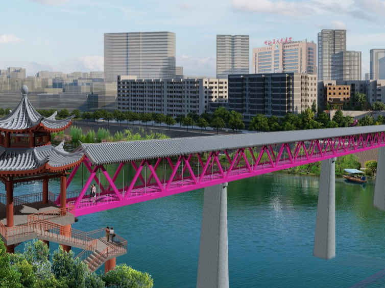 南门铁桥“换新装”