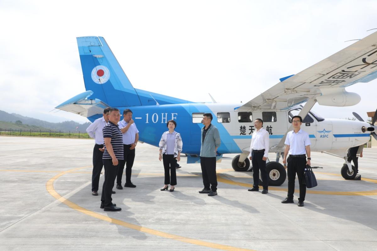 王丽媛调研通用机场建设