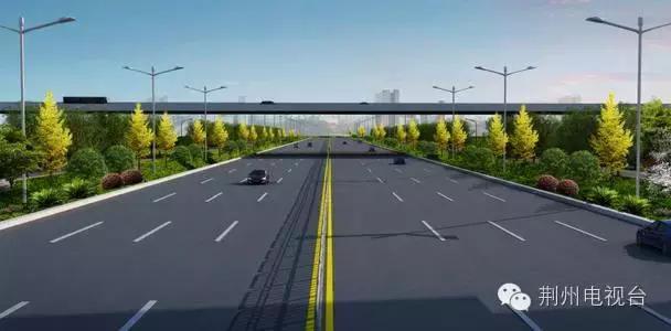 荆州首条双向8车道快速路年内开工 规划图曝光