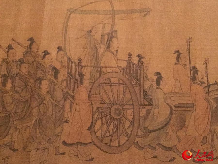 宋李唐《晋文公复国图卷》 张彬摄