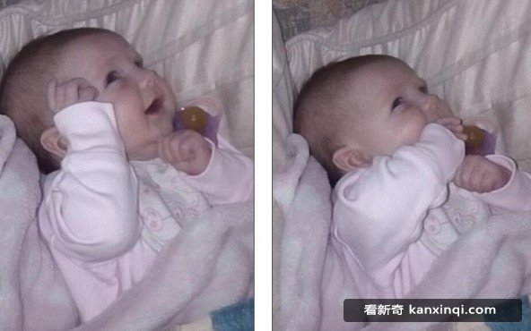 真是奇迹！英国6周大女婴开口说话令父母感到吃惊