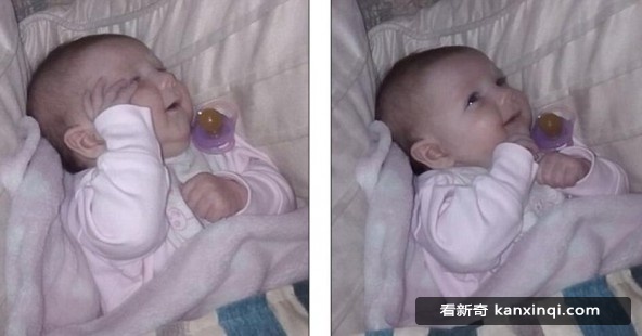 真是奇迹！英国6周大女婴开口说话令父母感到吃惊