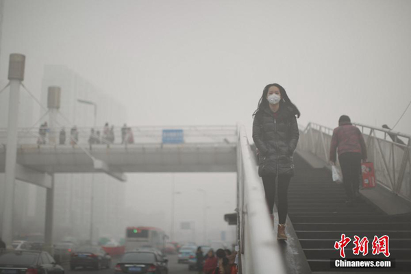 华北黄淮风来雾霾散 东北迎寒潮袭击