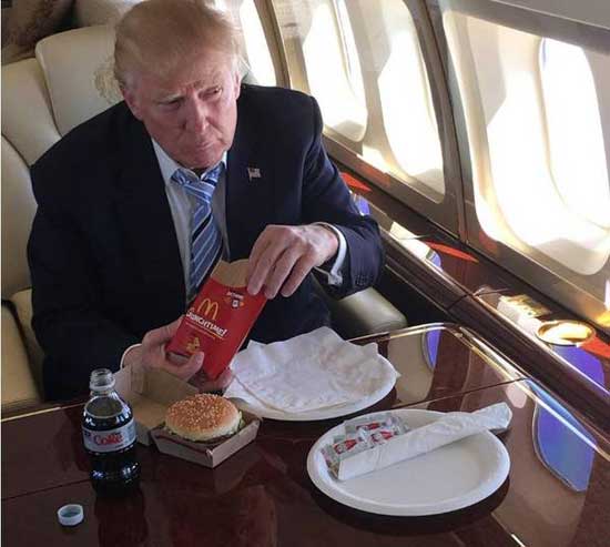 美国总统饮食史：快餐爱好者特朗普会是一种倒退吗？