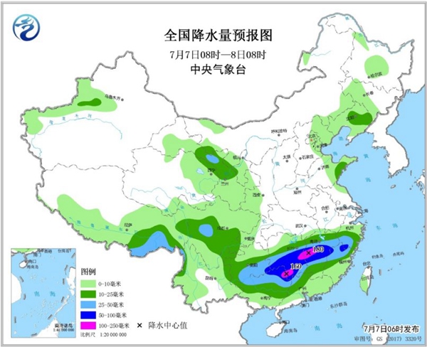 南方新一轮强降雨开启 湖南江西广西局地有大暴雨