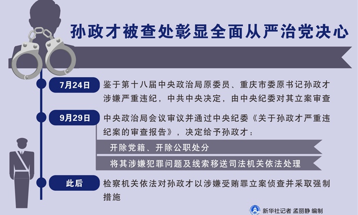 6、孙政才被查处彰显全面从严治党决心