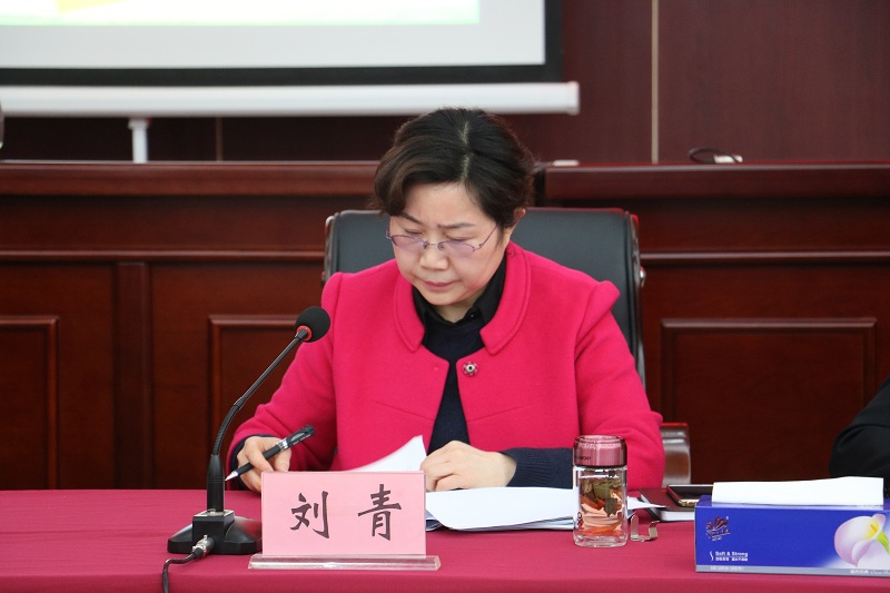  市人社局党组副书记、副局长刘青同志主持二阶段会议