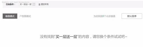 11日晚间在北京链家、我爱我家、房天下网等网站输入“学区房”、“商住房”等关键词检索不到相关结果。