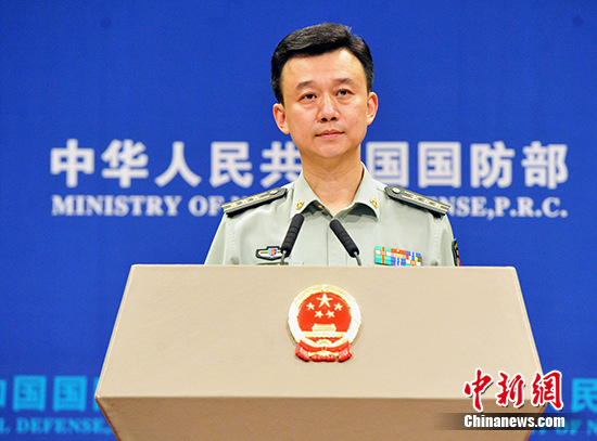 中国国防部新闻发言人吴谦资料图。 <a target='_blank' href='http://www.chinanews.com/'>中新社</a>记者 宋吉河 摄