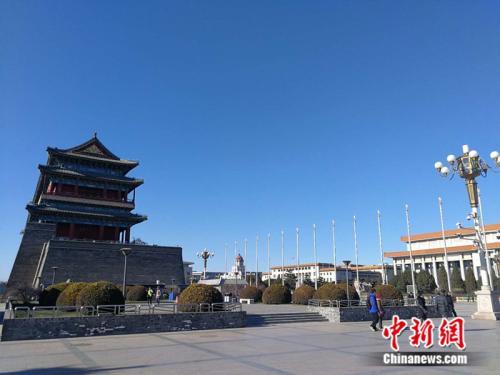 资料图：北京蓝天 <a target='_blank' href='http://www.chinanews.com/' >中新网</a>记者 张尼 摄