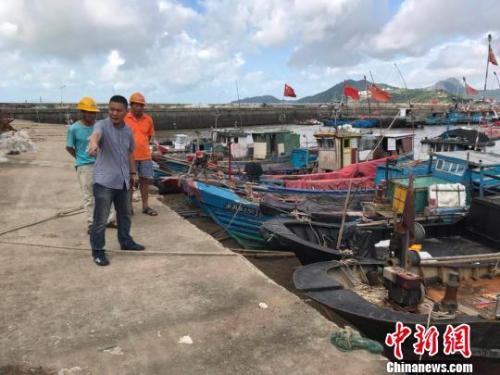 温州组织开展码头渔船避风情况巡查。