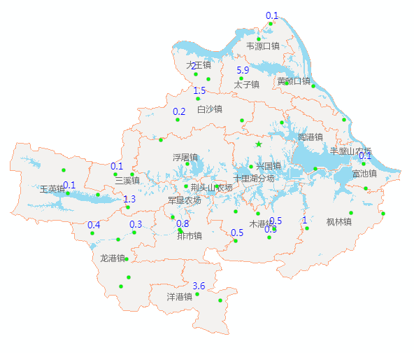 阳新雨情快报