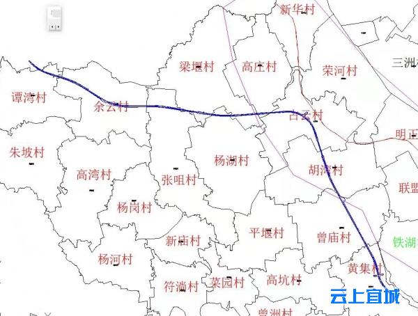 207国道襄州至宜城段改建工程田路分家 工作启动