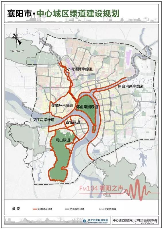 襄阳绿道示意图图片