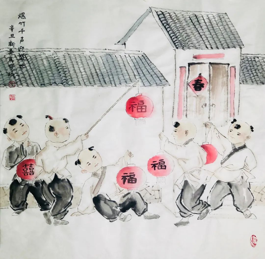 童"画"灯笼庆元宵——襄阳少年儿童美术作品线上展览