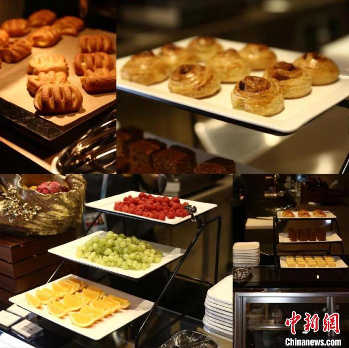 冰立方里的部分美食。　国家游泳中心(冰立方)餐饮团队供图