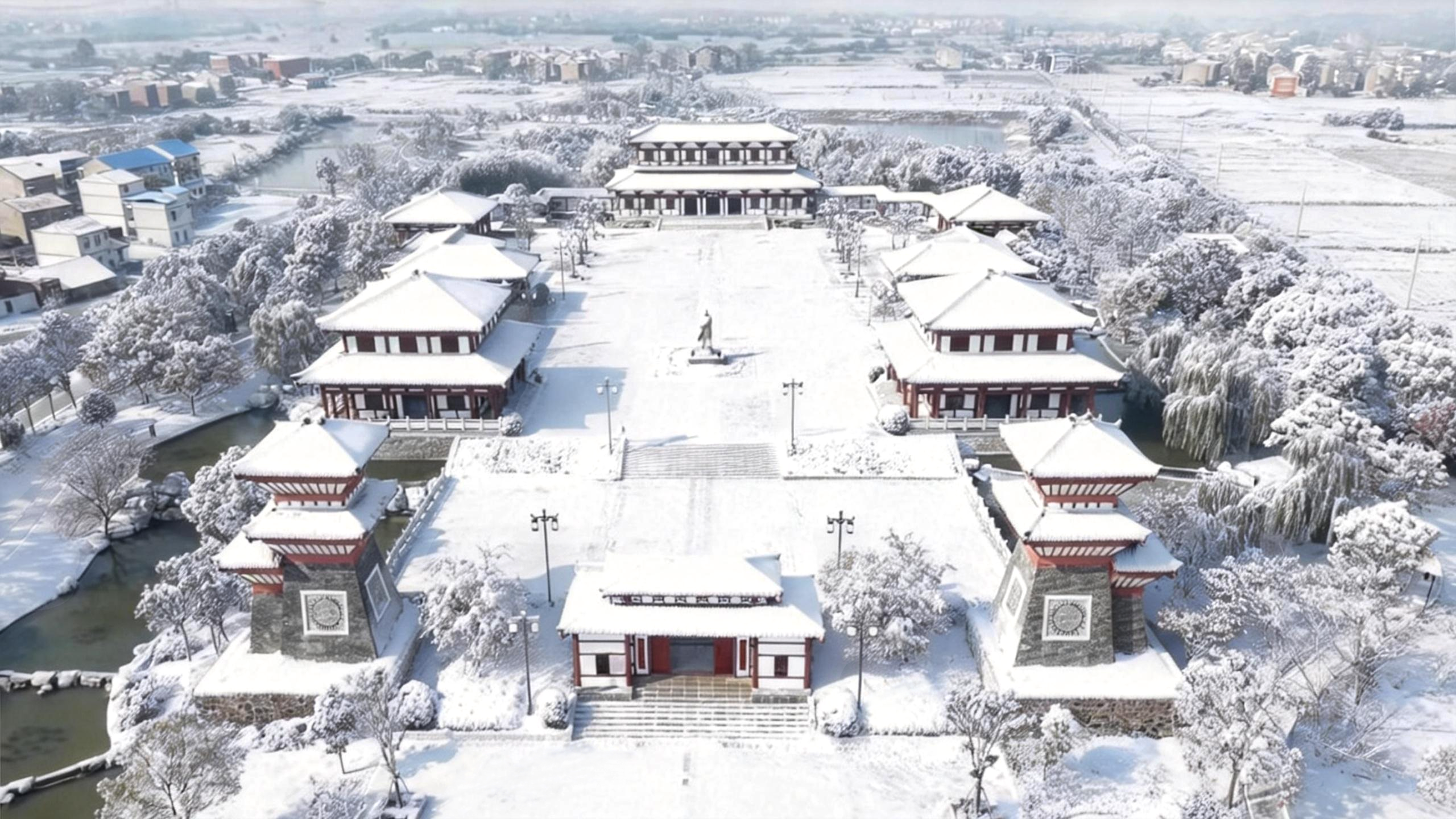 雪落云梦，一城诗意入画来