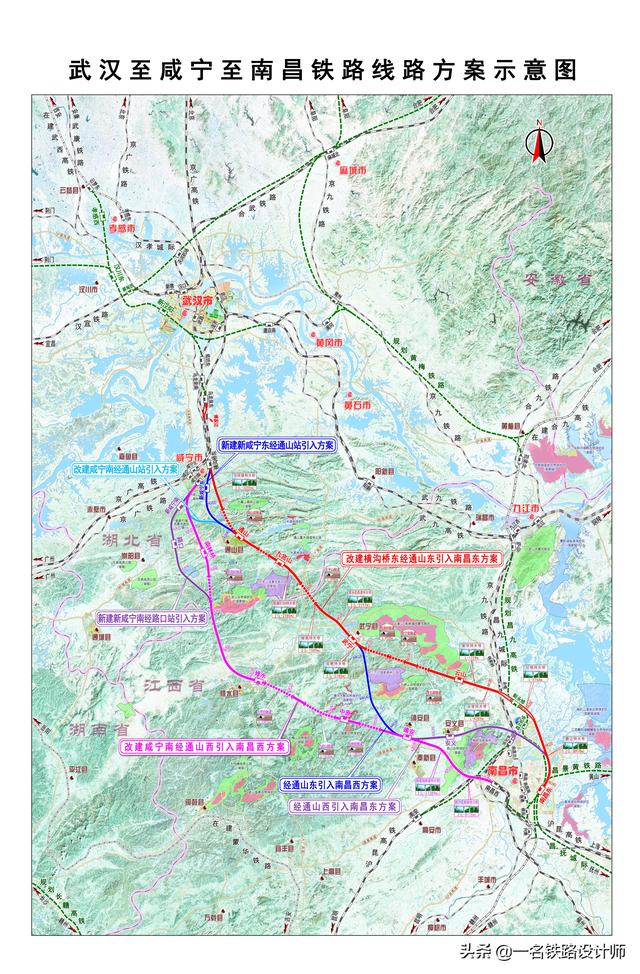 全线线路走向建设本线,将与在建的武西高铁及规划建设的南昌至福州