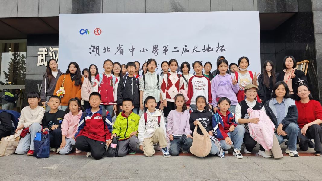 凤凰路小学参加天地杯书法大赛