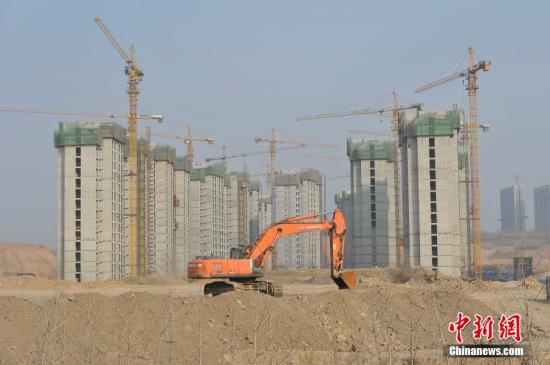 资料图：山西太原东中环一处房地产项目。 <a target='_blank' href='http://www.chinanews.com/'>中新社</a>记者 韦亮 摄