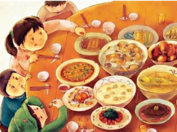 数说年夜饭里的“中国地图”