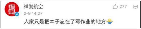 一本小学生寒假作业引发各大航空公司跟贴，套路满满