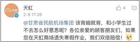 一本小学生寒假作业引发各大航空公司跟贴，套路满满