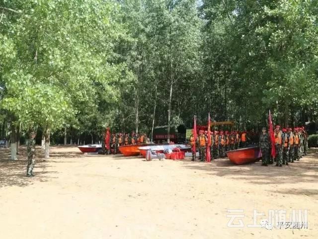 实战演练：随州消防支队开展抗洪抢险实战拉动演练