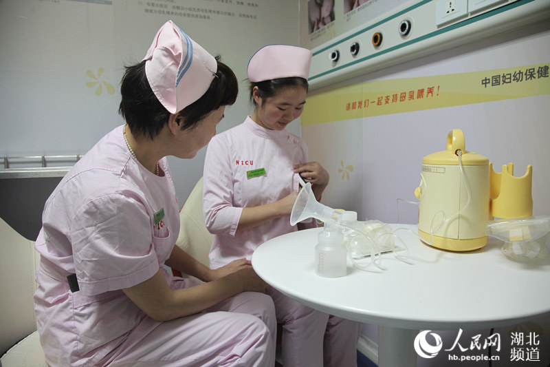 华中地区首家母乳库落户武汉 免费为患儿提供母乳